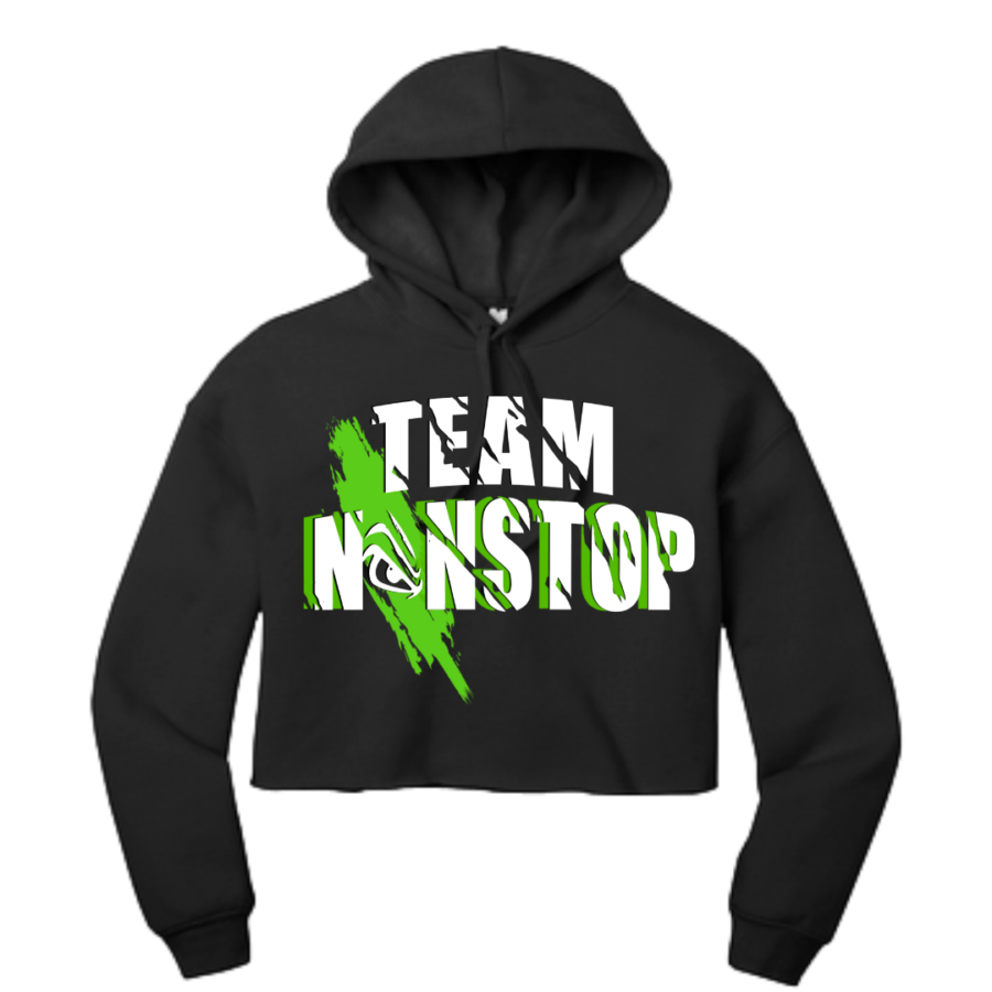 Fleece Cropped Hoodie